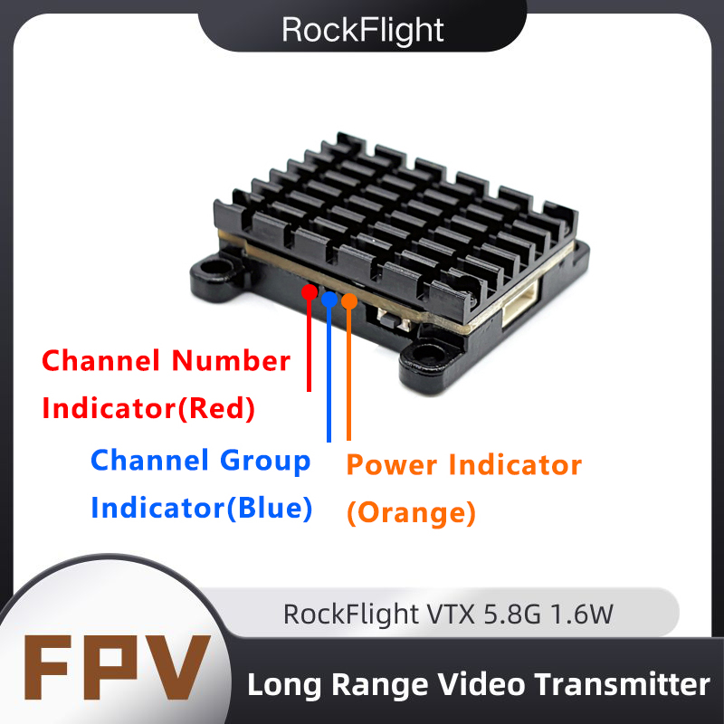 RockFlight TX663 VTX 5.8G 48CH - Drone Receiver 评论和价格
